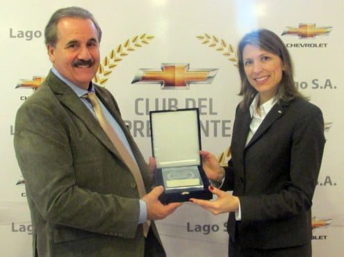 Ampliar foto Lago SA, concesionario Chevrolet en Tres Arroyos y que tiene su casa central en Bahía Blanca, fue distinguido por GM Argentina como “concesionario destacado” del 2013