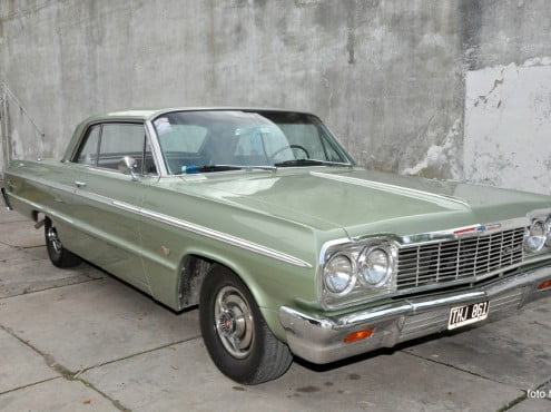 El Chevrolet Impala modelo 1964, impecablemente mantenido por la familia Zijlstra, perteneció al reconocido tresarroyense Ernesto Malaccorto