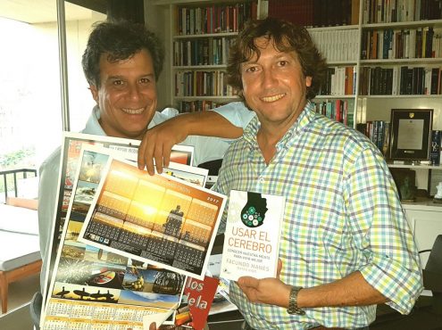Manes y Blanco, con los respectivos ejemplares publicados por cada uno de ellos 