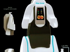 La máquina Mac Toom no solo expenderá choripanes; también tendrá cargador para celulares y wi-fi
