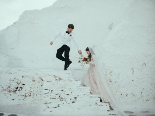 La boda de ensueño de Luciano Palla y su esposa Ziomara en Mykonos, Grecia