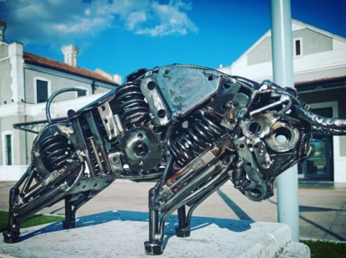 Emiliano Juárez está dando, con Taller y Chatarra, sus exitosos primeros pasos en la herrería artesanal