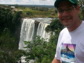 Uno de los atractivos de la tierra natal de Alexander, el Salto Ángel (caída de agua más alta del mundo) en el Parque Nacional Canaima