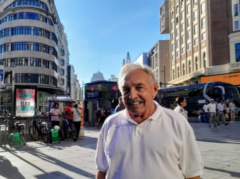 La Gran Vía, un lugar imperdible del que Miguel Di Biase pudo disfrutar