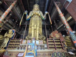 Un Buda de 26 metros de alto, en bronce y oro, en la capital de Mongolia, Ulan Bator