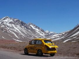 Una postal típica de la belleza agreste del noroeste argentino