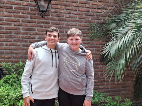 Donato y Lorenzo López tienen 16 y 12 años y comparten el amor por la música, materializado en Marea