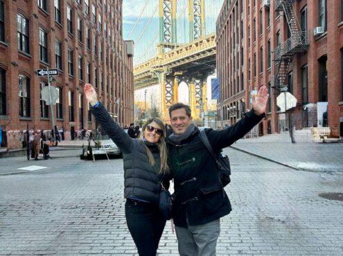 Elena Di Rocco y Lucas Cassataro en Nueva York