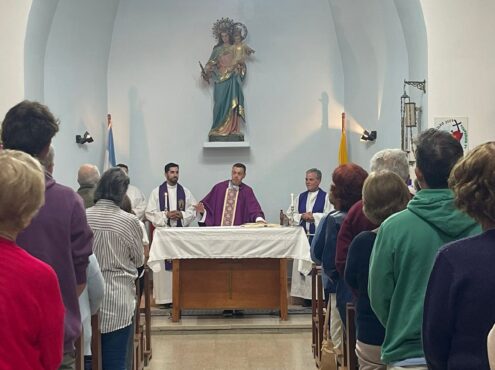 La capilla María Auxiliadora de Claromecó se había quedado sin responsable desde el fallecimiento del padre Miguel Zentner