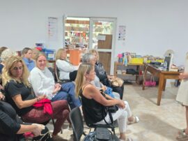 “En el verano lo presenté en la Biblioteca de Claromecó. Fue otro momento en el que se pudo profundizar el intercambio de experiencias, de cuestiones personales”, contó Eliana sobre su libro